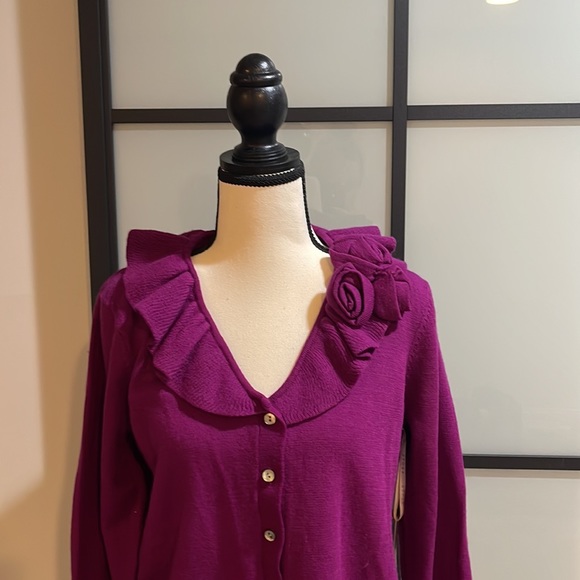 Kenar Merino Wool Cardigan - Picture 2 of 5